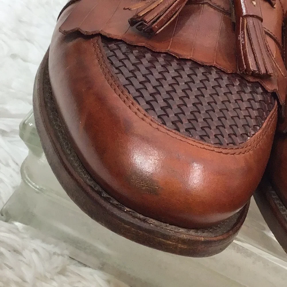 Allen Edmonds Cody kiltie tassel loafer 10D